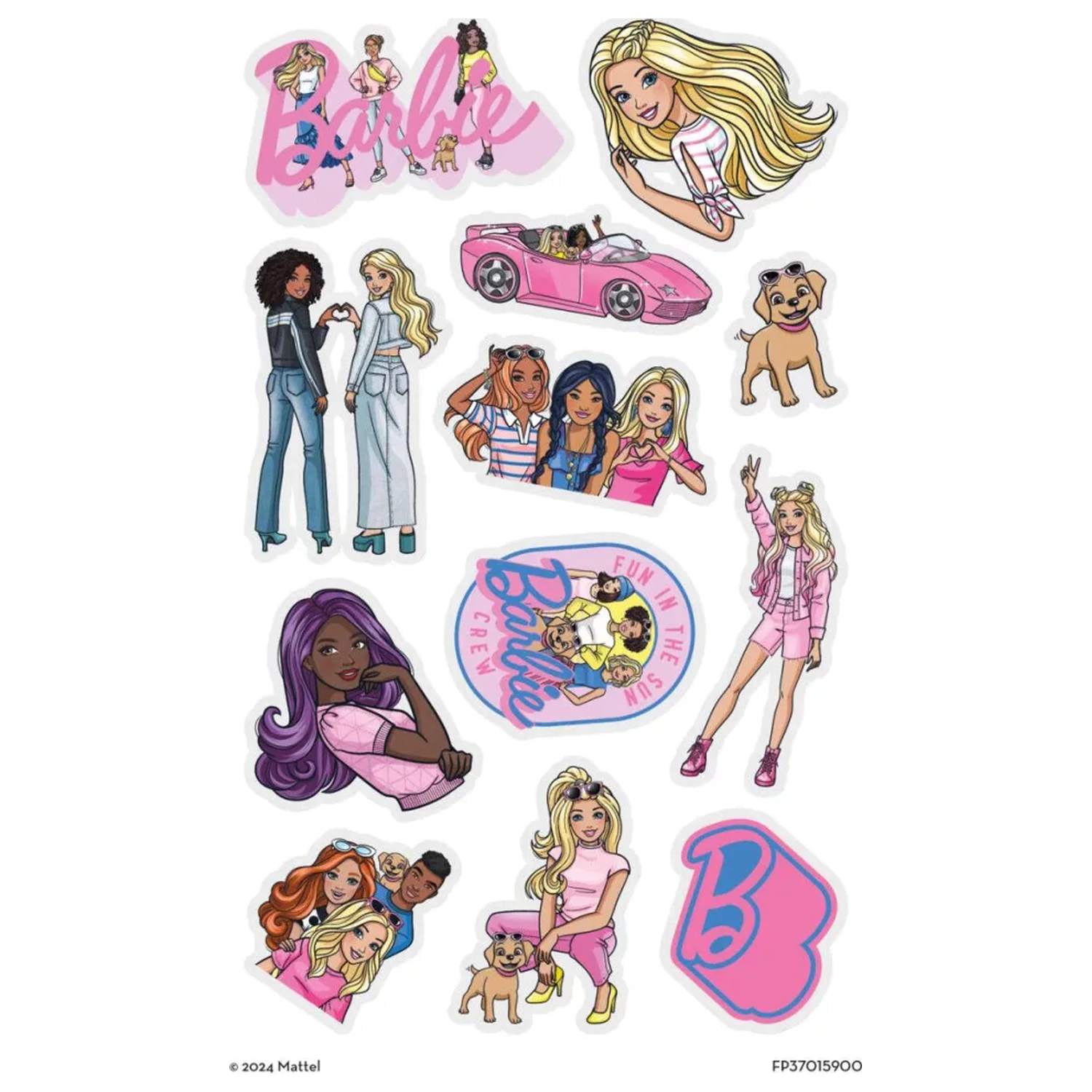 Barbie Crew tetovanie 12-kusové produktová fotografia