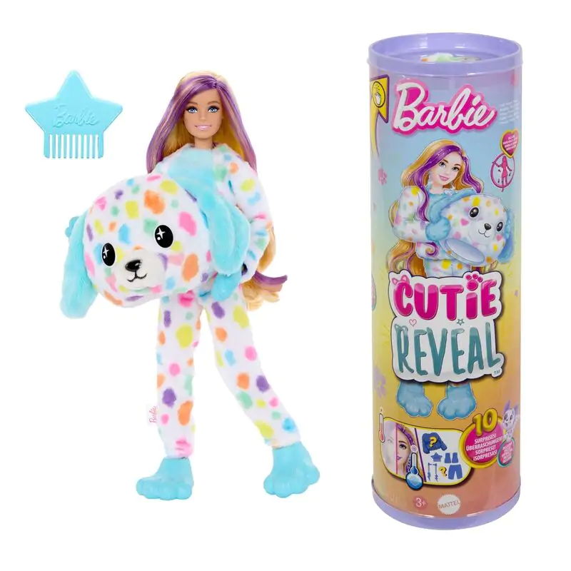 Barbie Cutie Reveal Dalmatian Dreams of colour bábika produktová fotografia