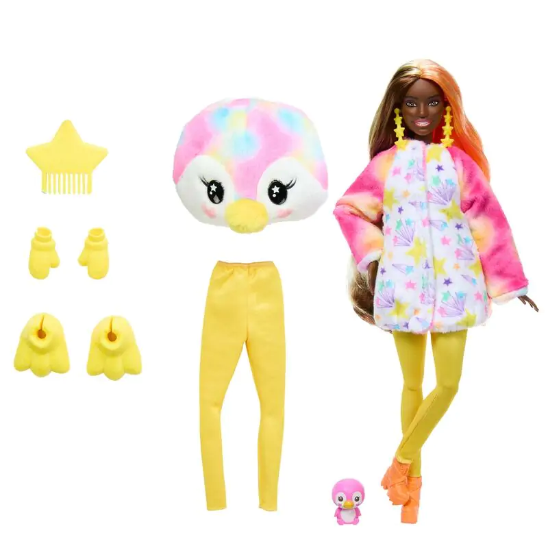 Barbie Cutie Reveal Penguin Dreams of colour bábika produktová fotografia