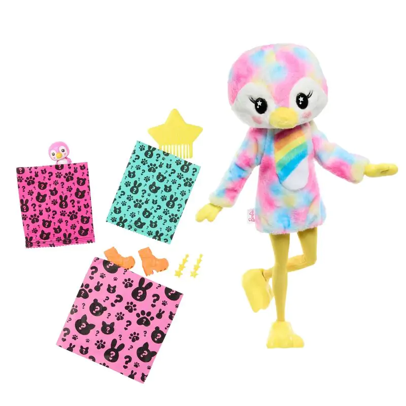 Barbie Cutie Reveal Penguin Dreams of colour bábika produktová fotografia