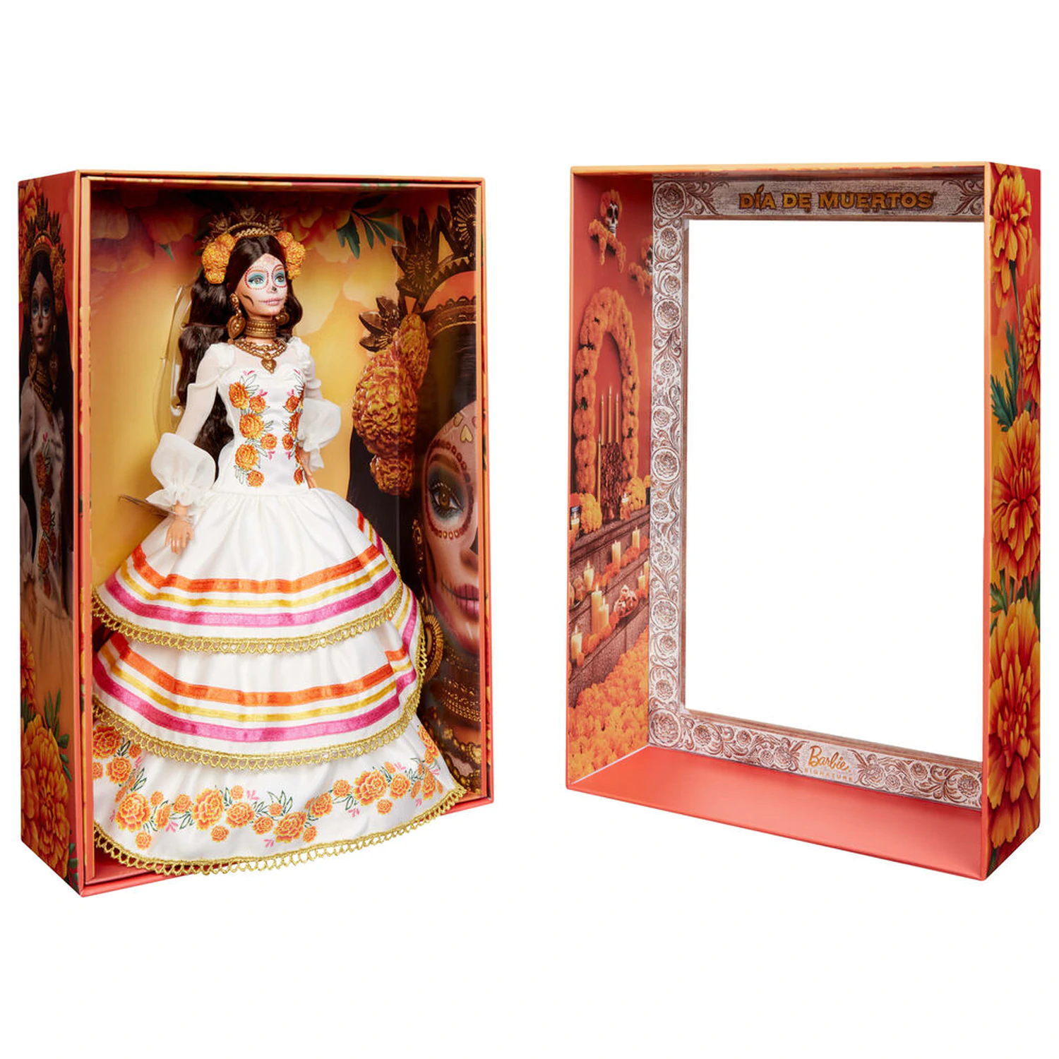 Barbie Dia de Muertos bábika produktová fotografia