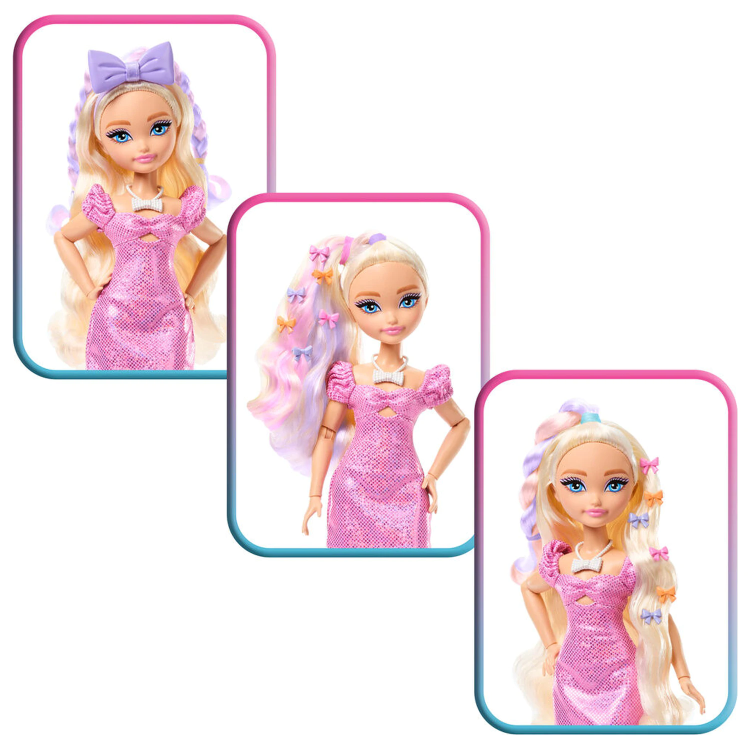 Barbie Dream Besties kaderníctvo bábika produktová fotografia