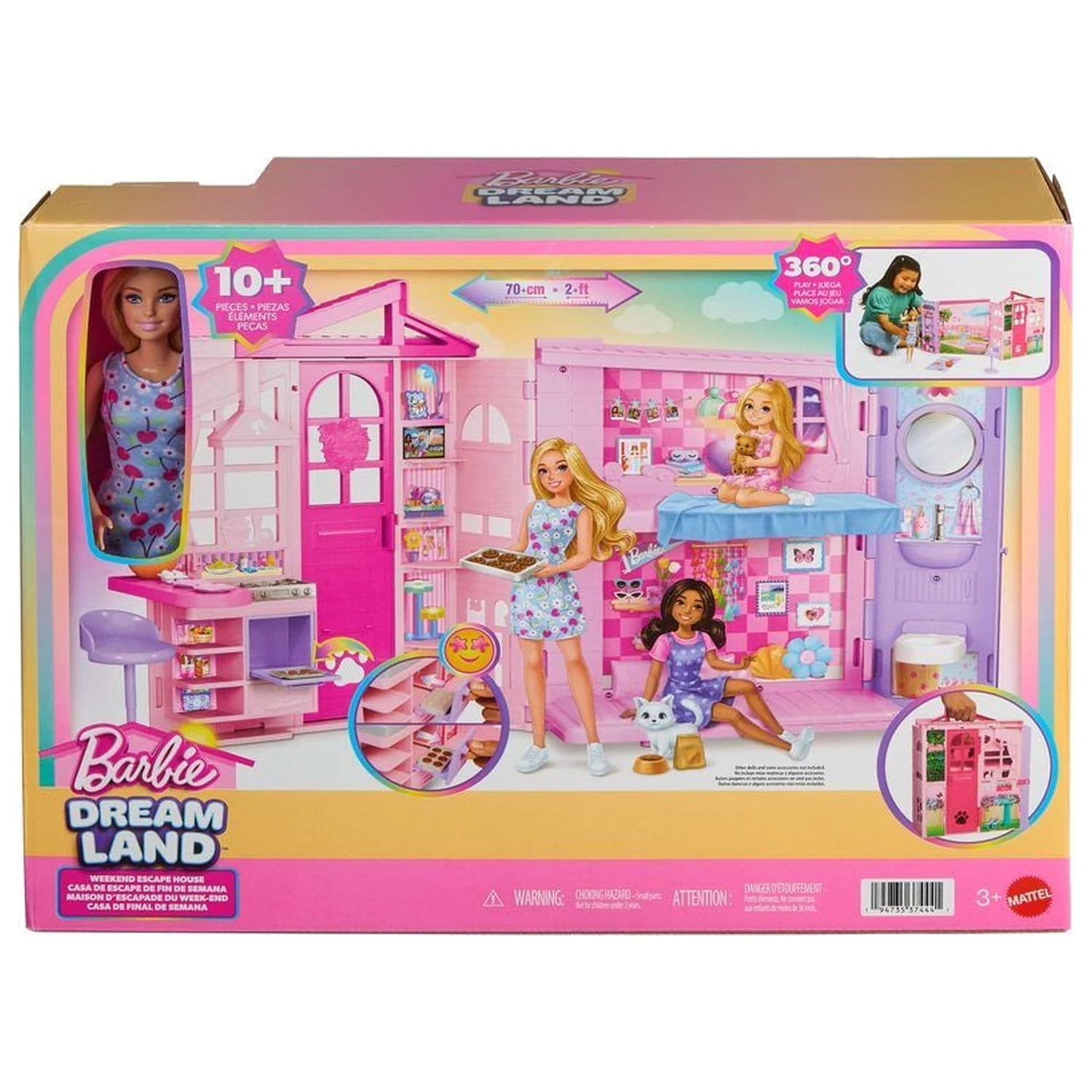 Barbie Dream Land Getaway House bábika produktová fotografia