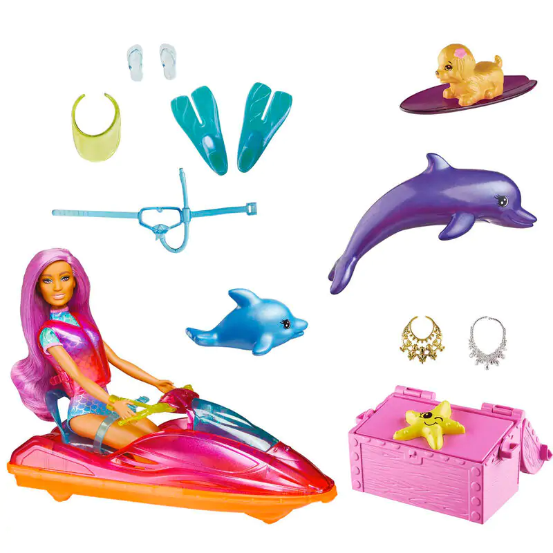 Barbie Dreamtopia Vodný Skúter + bábika produktová fotografia