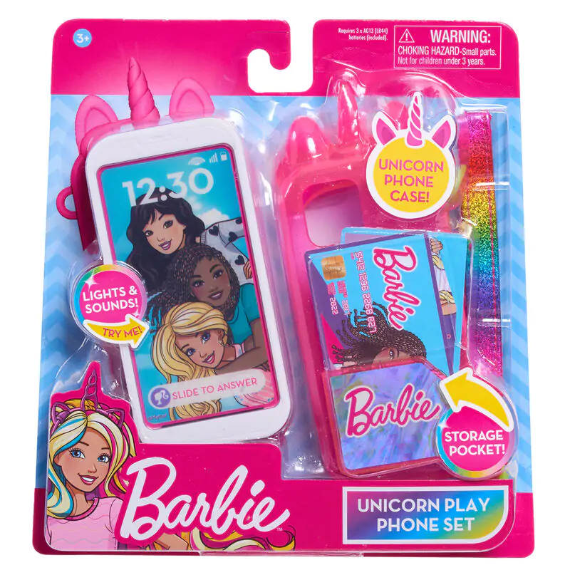 Barbie Unicorn sada telefón produktová fotografia