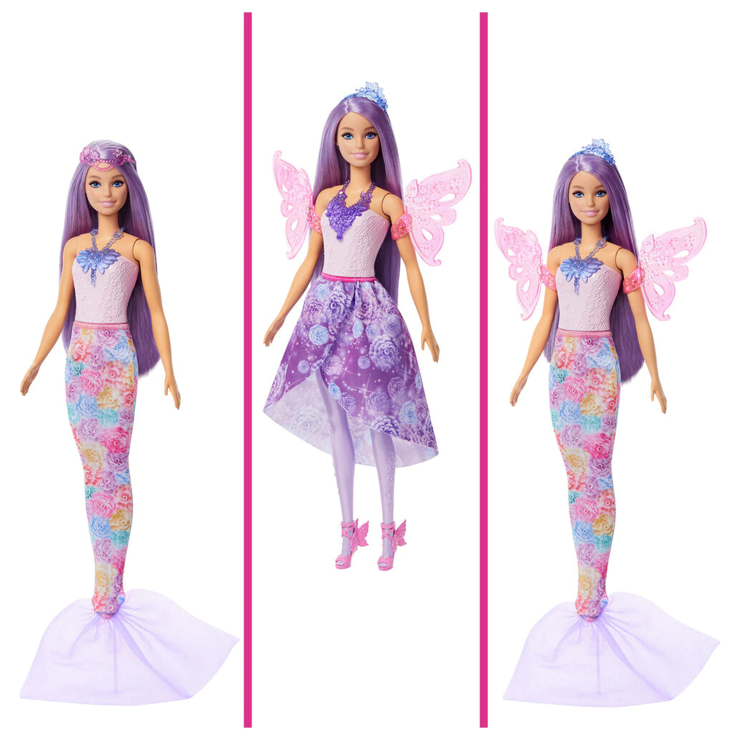 Barbie Fantasy bábika s 10 outfitmi produktová fotografia