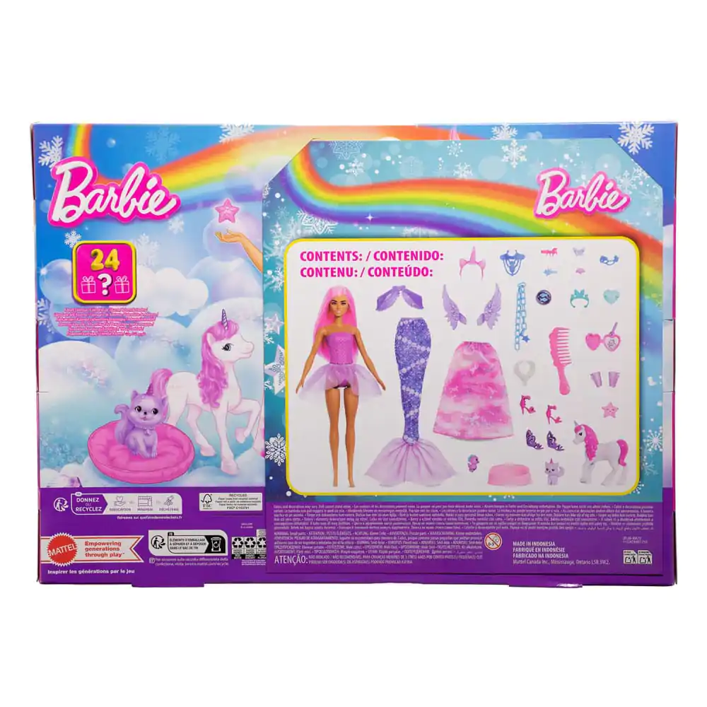Barbie adventný kalendár s bábikou Fantasy produktová fotografia