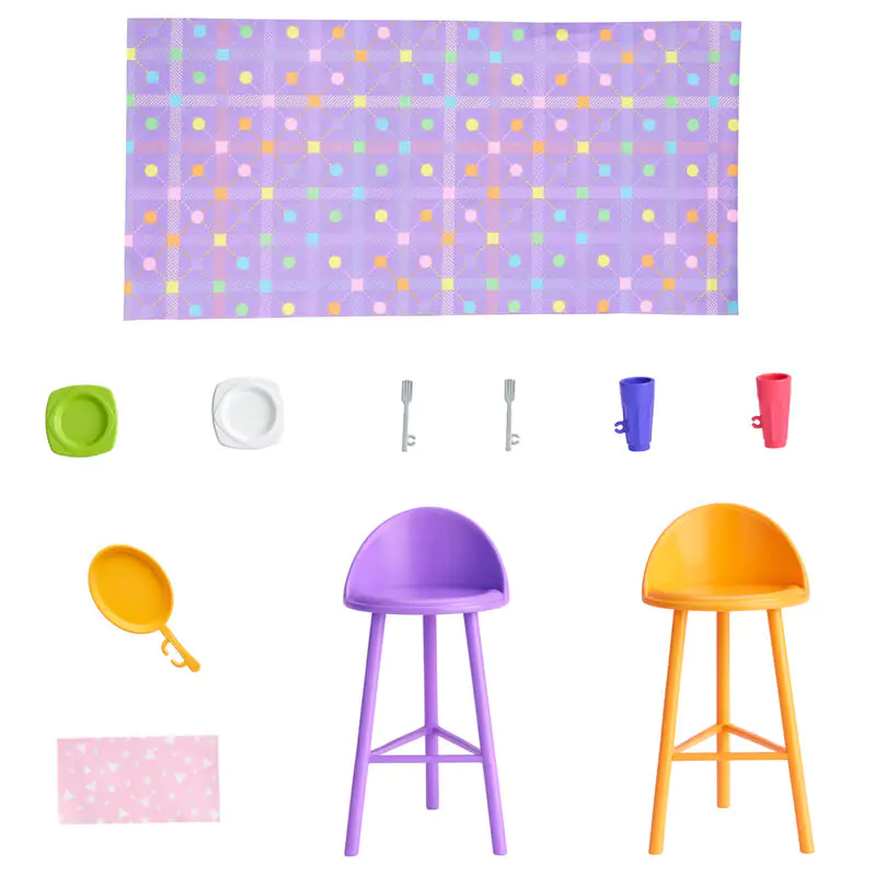 Barbie Getaway House + bábika produktová fotografia