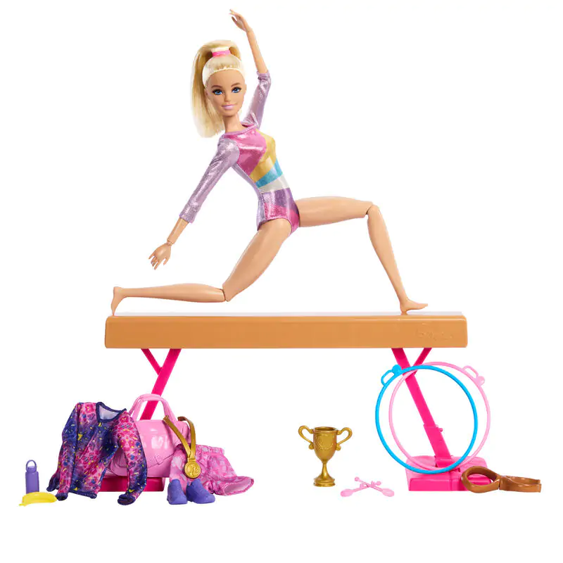 Barbie gymnastická súprava produktová fotografia