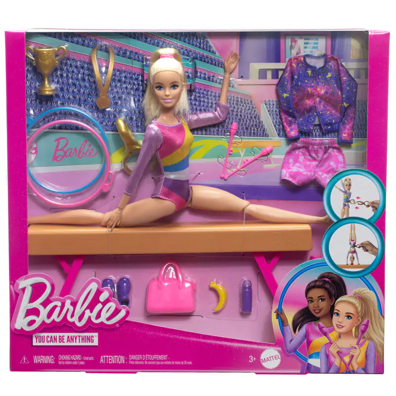 Barbie gymnastická súprava produktová fotografia