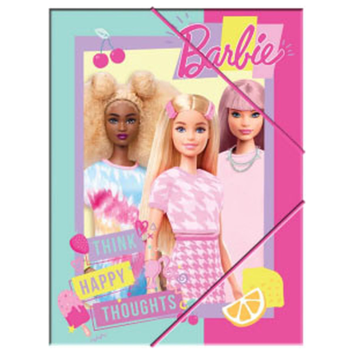 Barbie Happy Thoughts A/4 elastický zakladač produktová fotografia