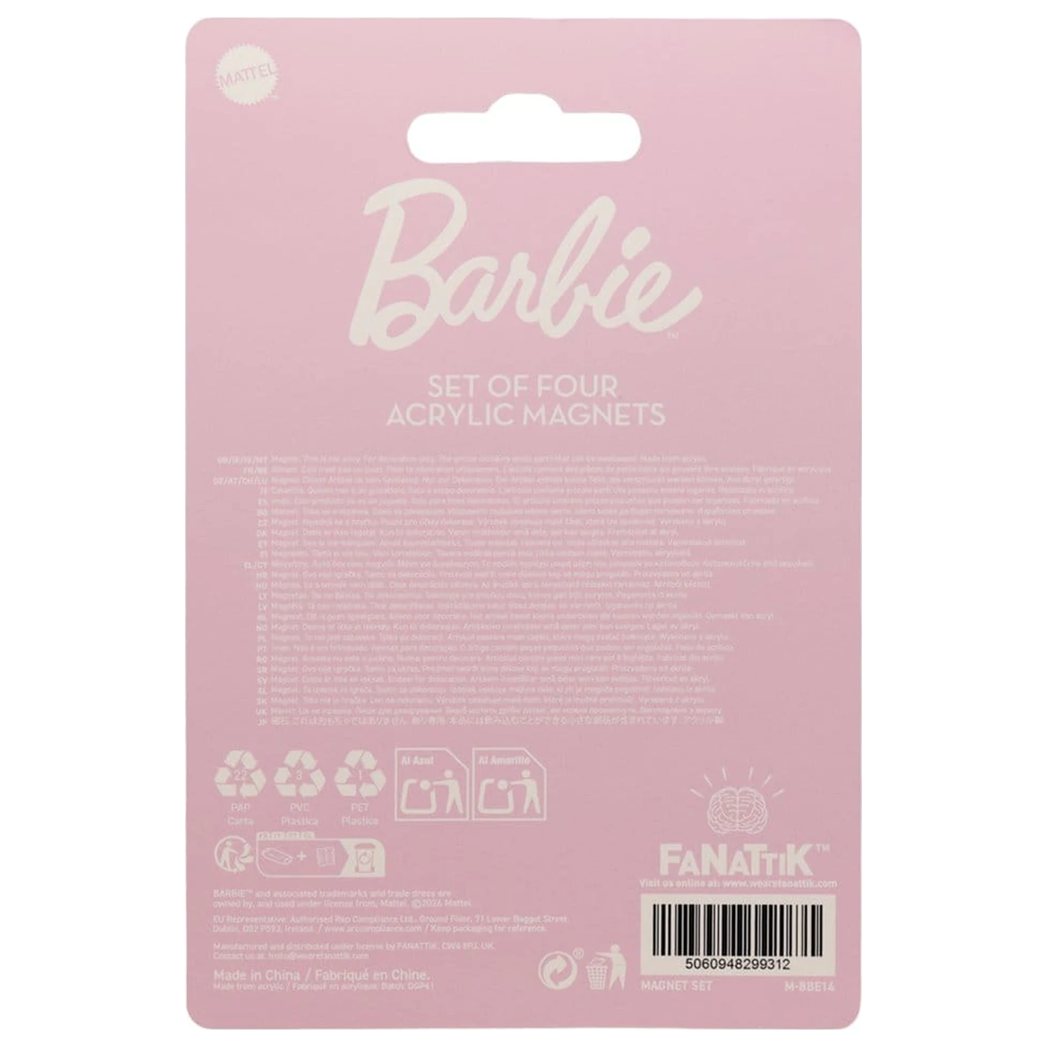 Barbie sada magnetiek Malibu Barbie produktová fotografia