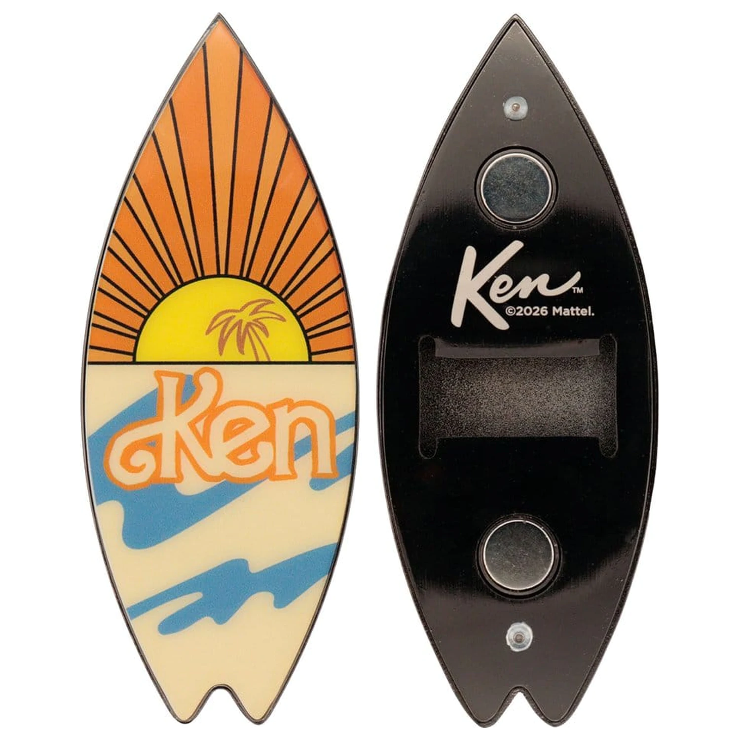 Barbie otvárač fliaš Ken Surfboard Magnetický produktová fotografia