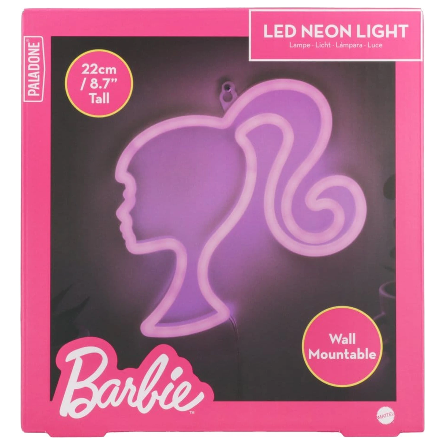 Barbie nástenná lampa LED Neón produktová fotografia