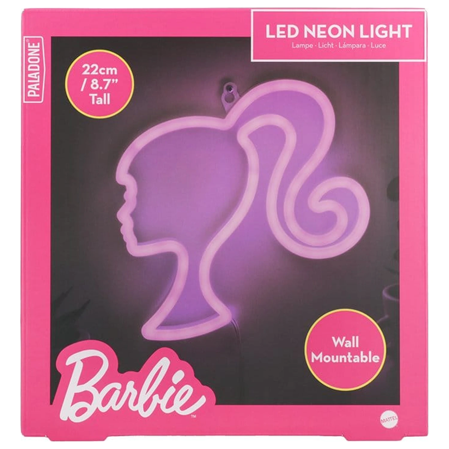 Barbie nástenná lampa LED Neón produktová fotografia