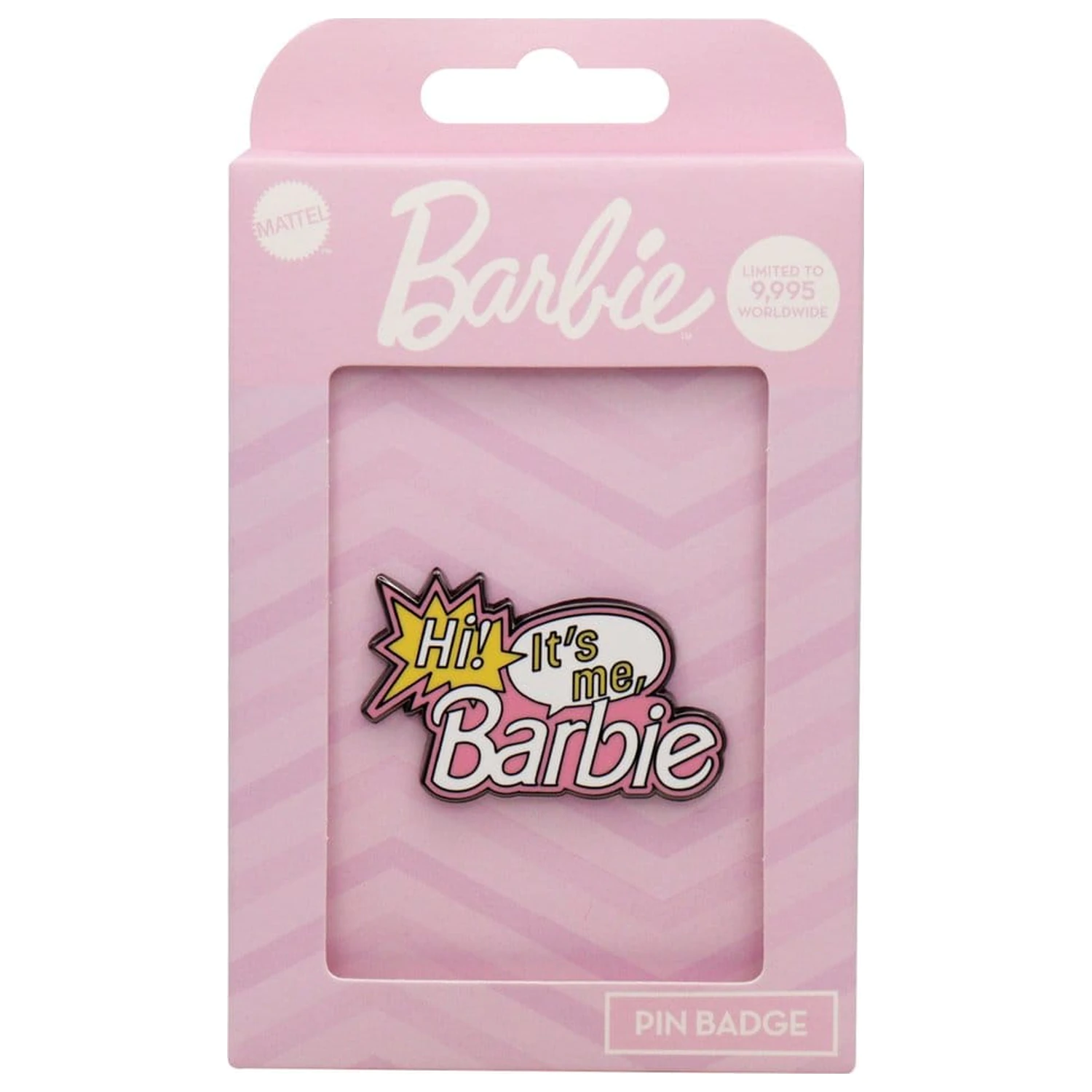 Barbie odznak špendlík limitovaná edícia produktová fotografia