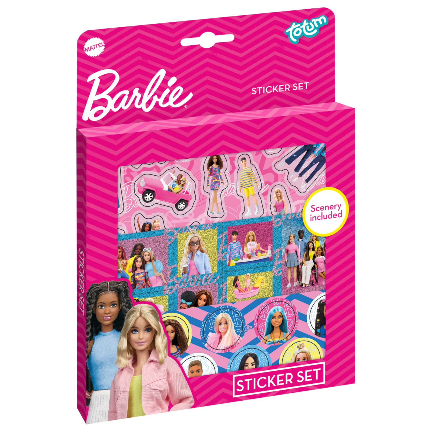 Barbie Malibu Sada nálepiek produktová fotografia