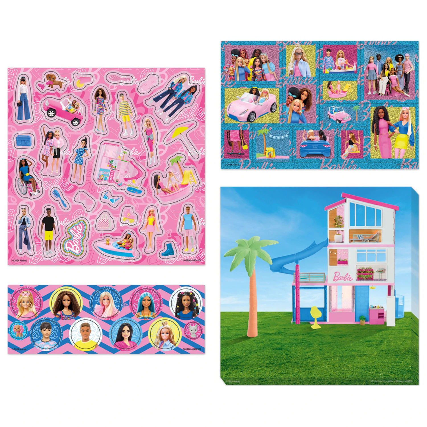 Barbie Malibu Sada nálepiek produktová fotografia