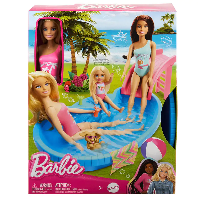 Barbie Letný bazén + bábika produktová fotografia