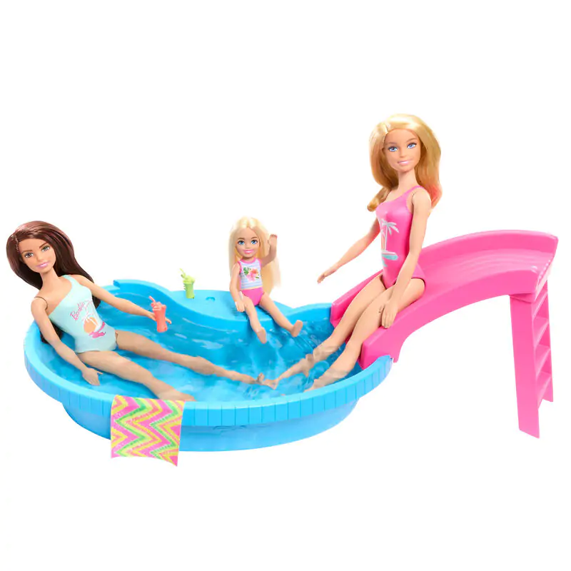 Barbie Letný bazén + bábika produktová fotografia