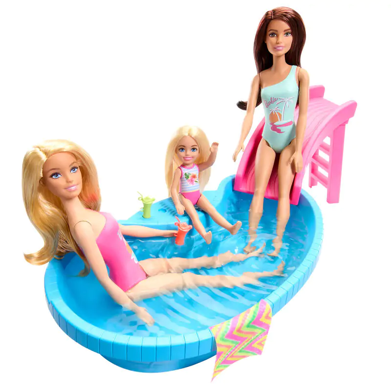 Barbie Letný bazén + bábika produktová fotografia