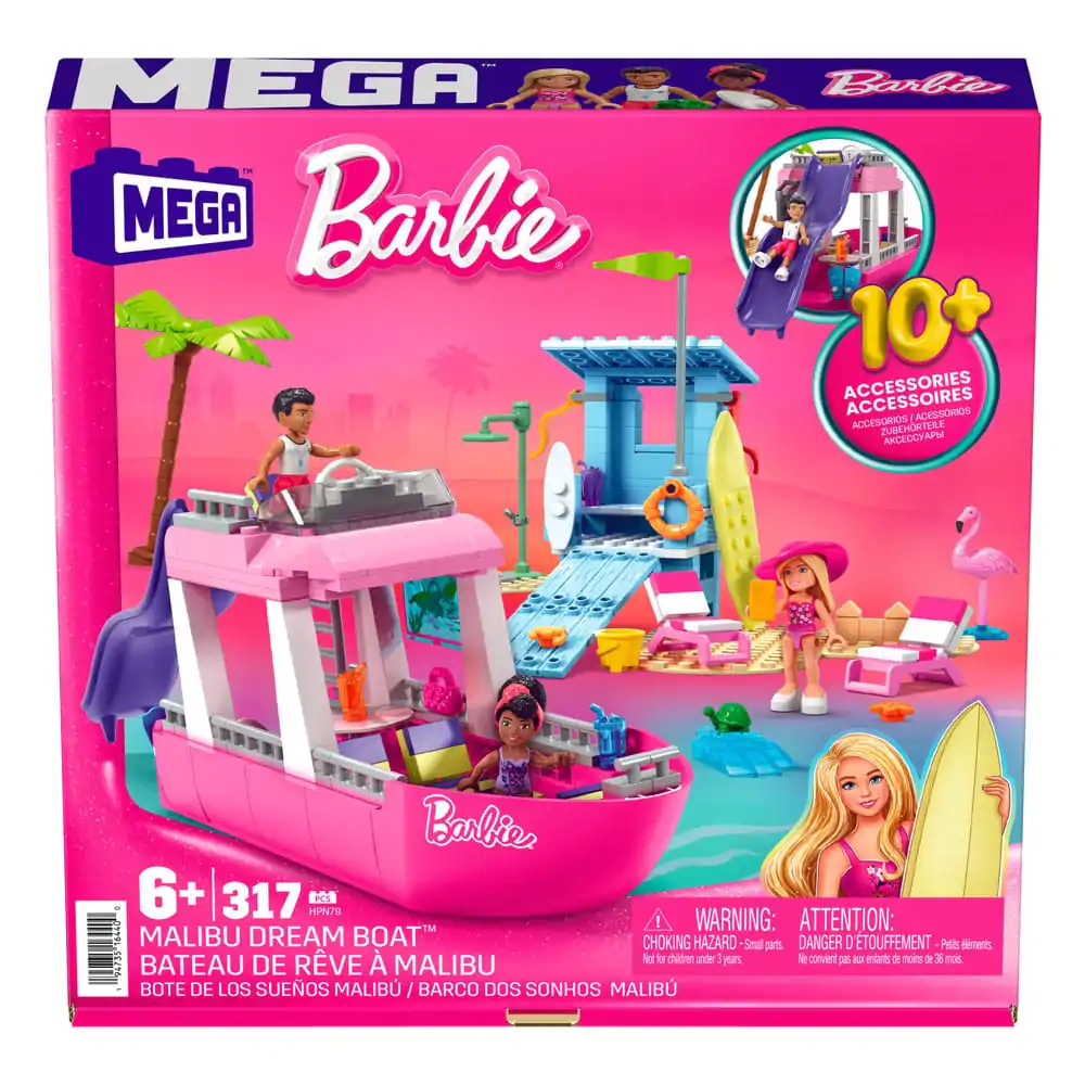 Barbie MEGA stavebnica Malibu Dream Boat produktová fotografia