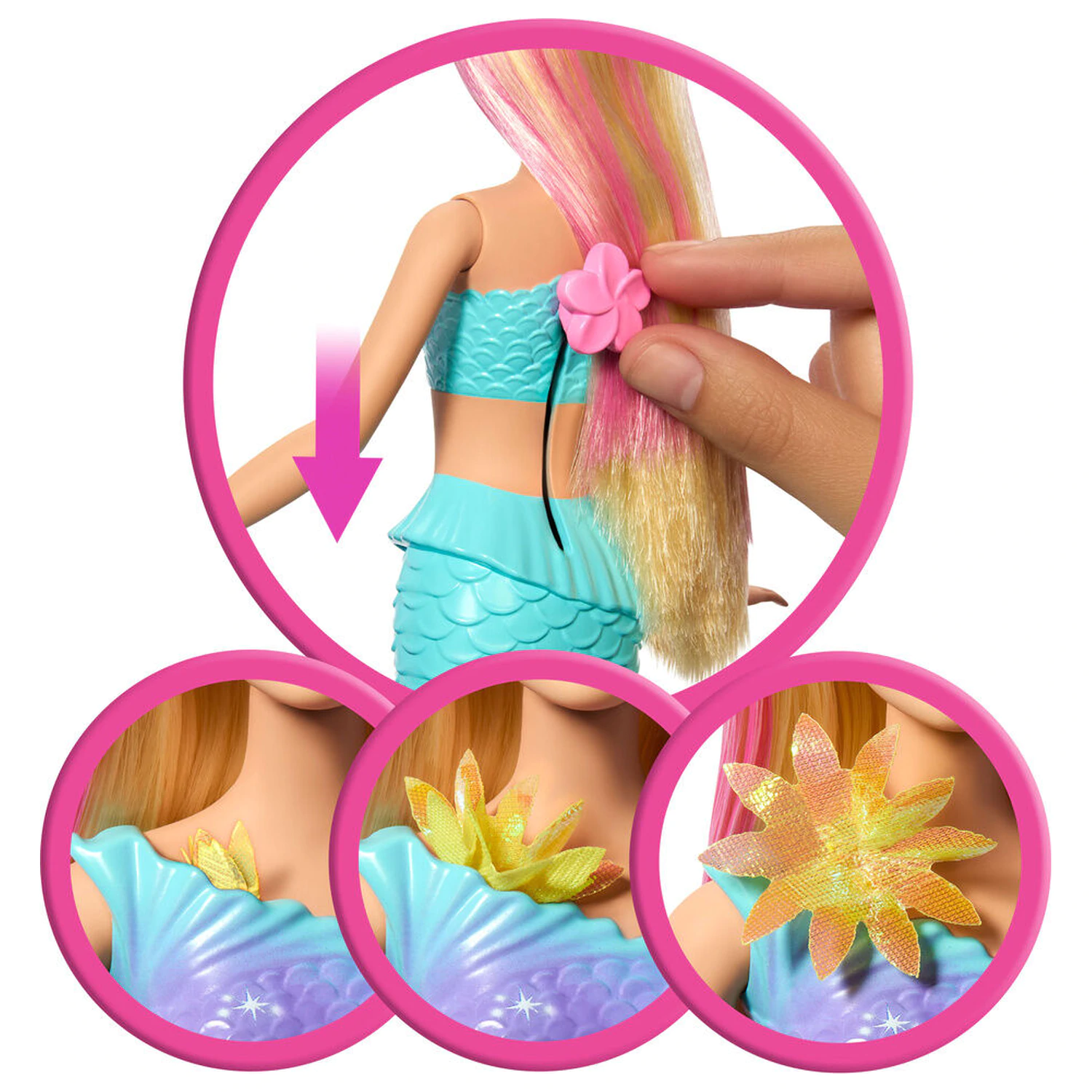 Barbie Mermaid bábika produktová fotografia