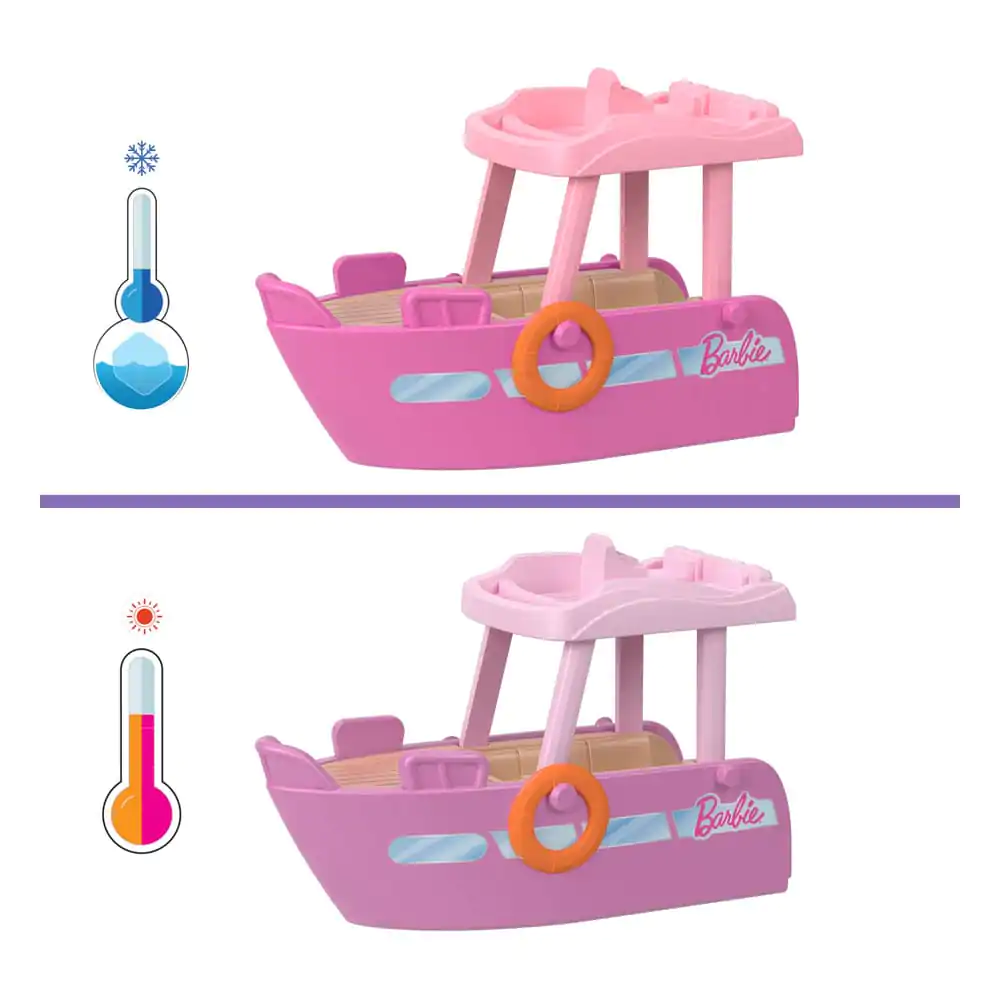 Barbie Mini BarbieLand Bábika & Dream Boat s bazénom meniacim farbu 4 cm produktová fotografia