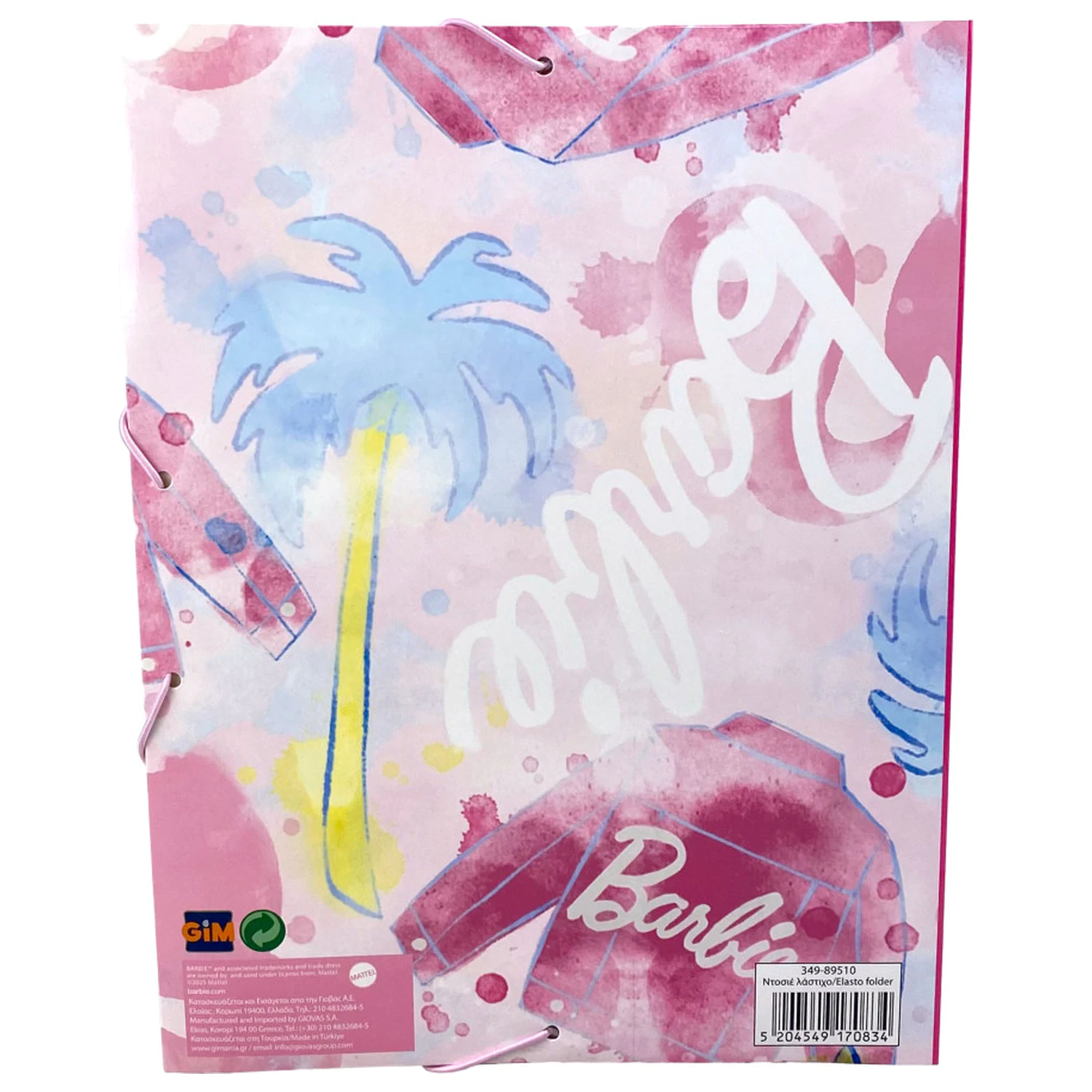 Barbie Paints A/4 elastický zakladač produktová fotografia