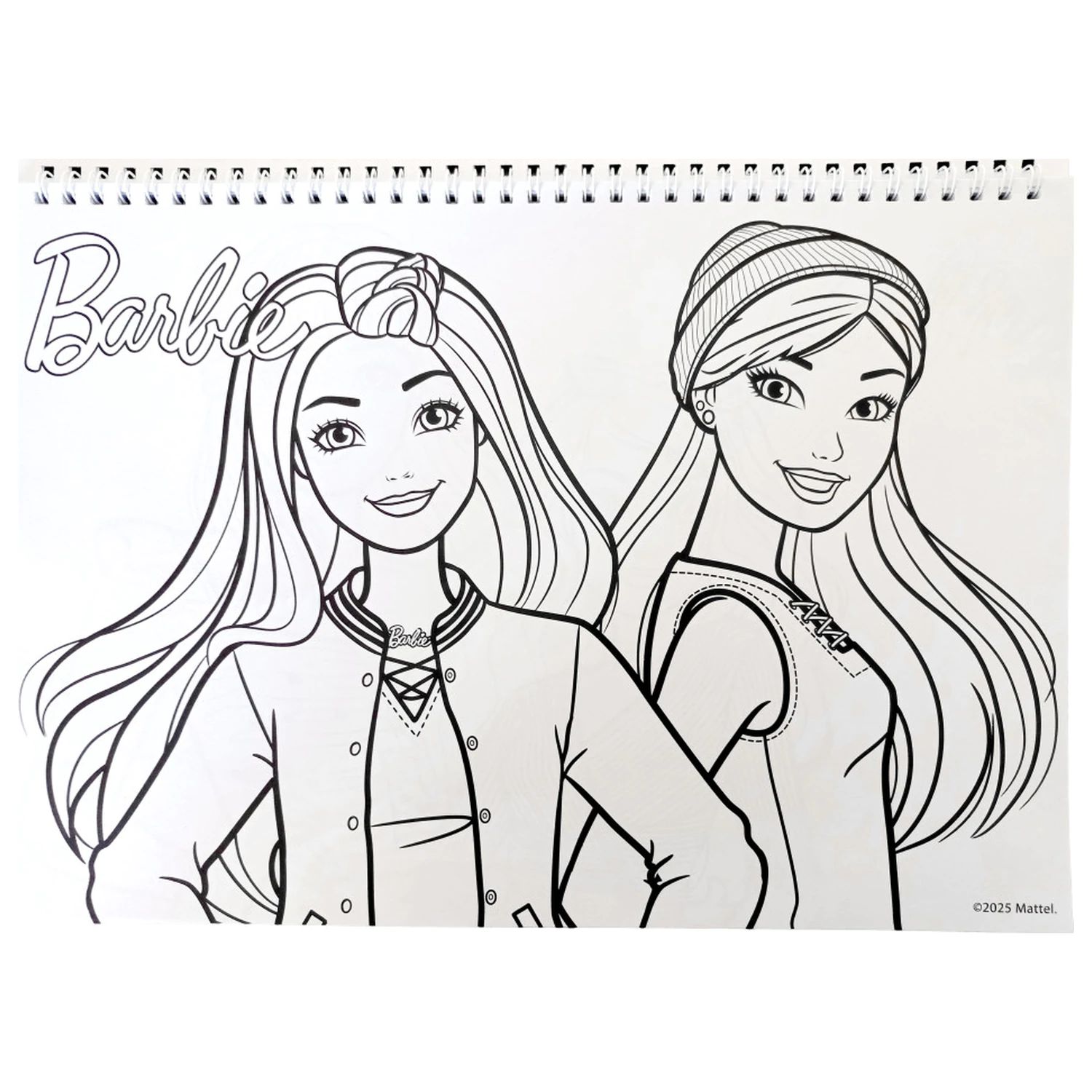 Barbie Paints A/4 špirálový skicár, 40 listov s nálepkami produktová fotografia