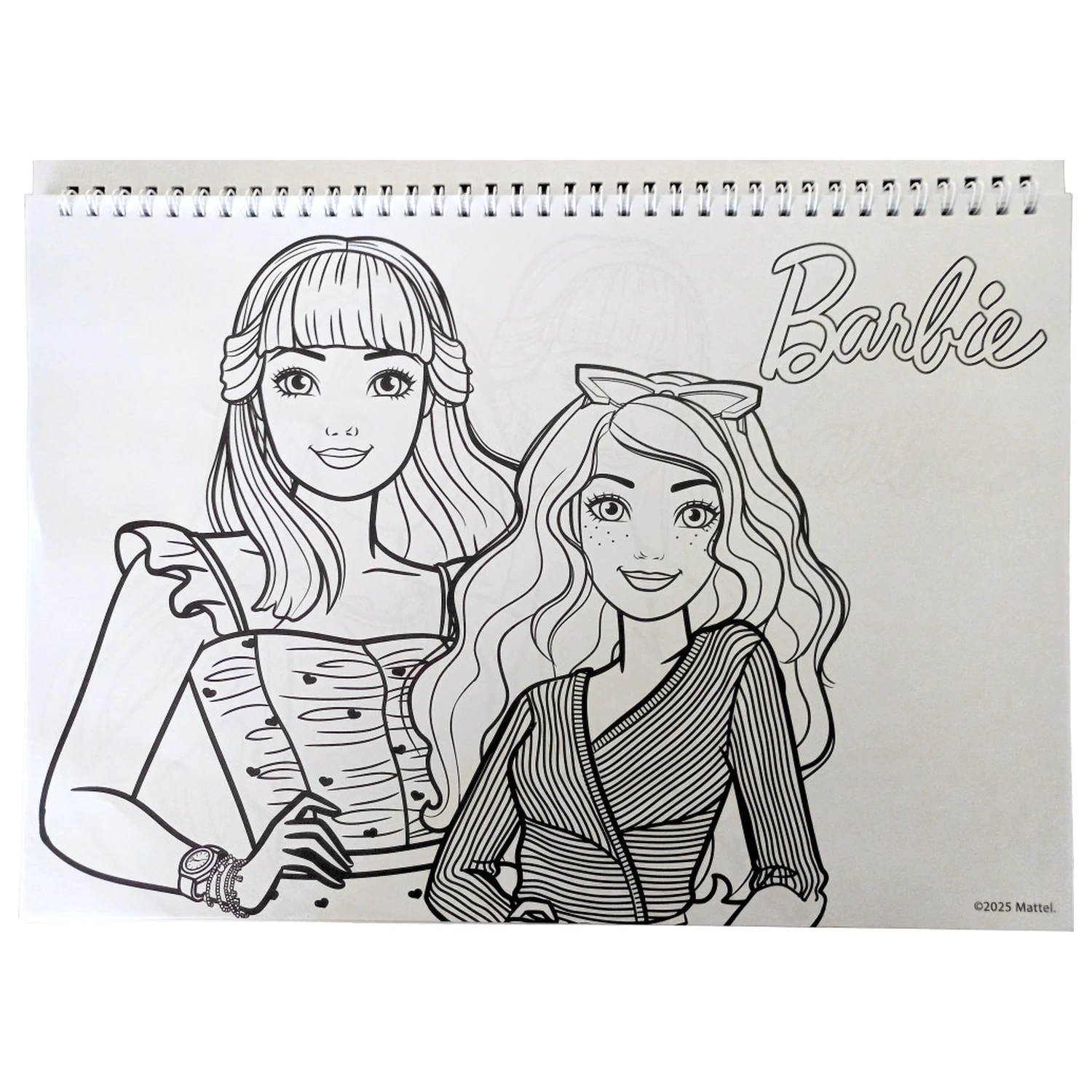 Barbie Paints A/4 špirálový skicár, 40 listov s nálepkami produktová fotografia