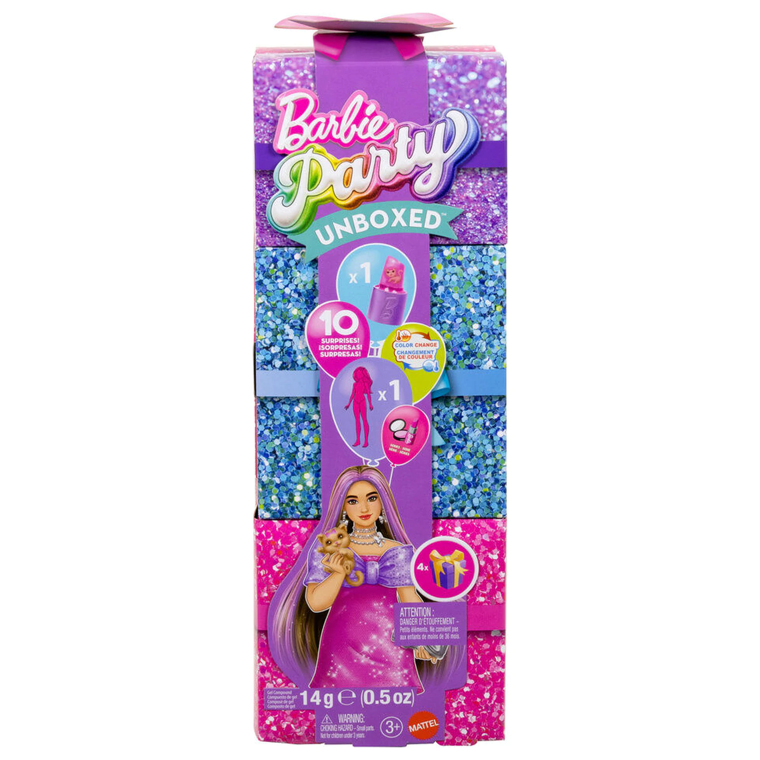 Barbie Party Unbox bábika produktová fotografia