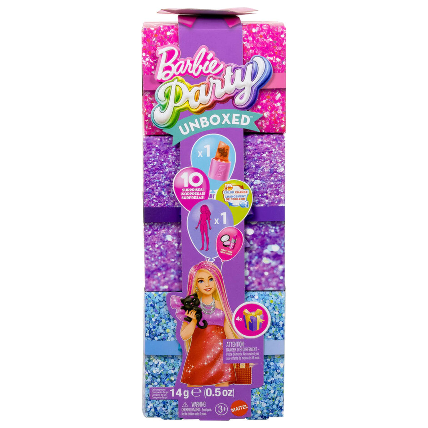 Barbie Party Unbox bábika produktová fotografia