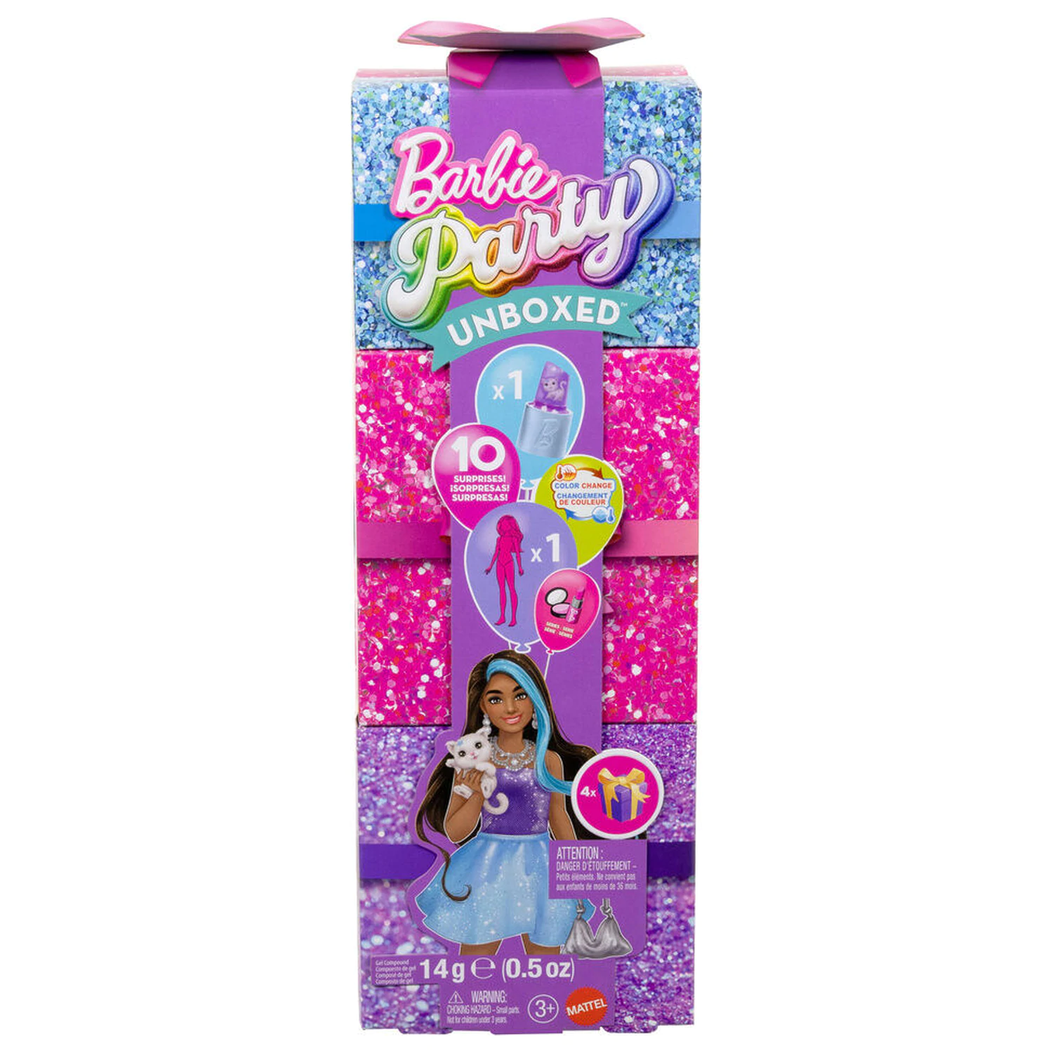 Barbie Party Unbox bábika produktová fotografia