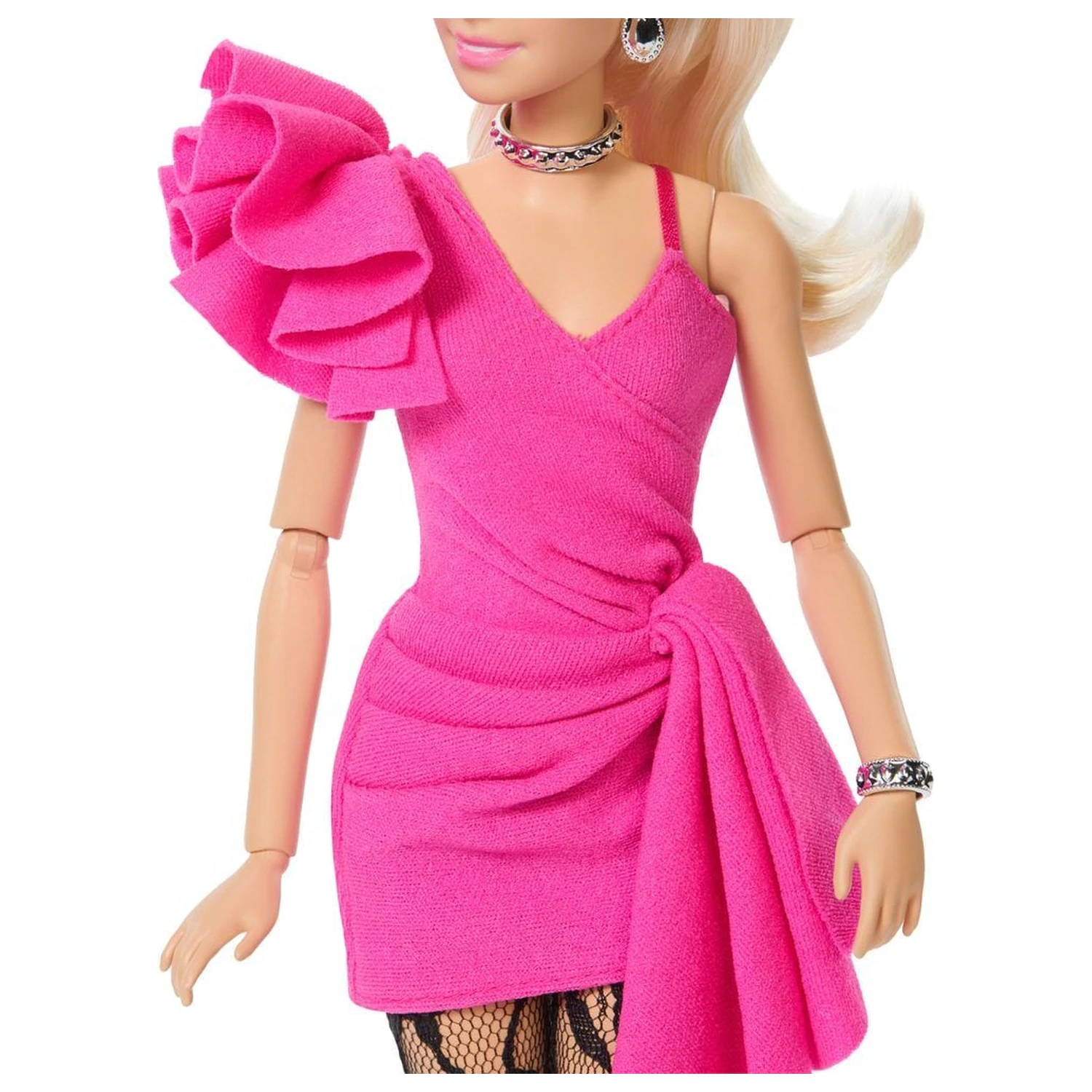 Barbie bábika v ružových šatách produktová fotografia
