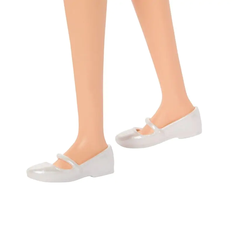 Barbie ružové šaty bábika produktová fotografia