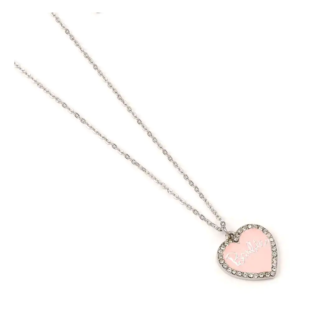 Barbie Prívesok & Náhrdelník Pink Heart Crystal produktová fotografia