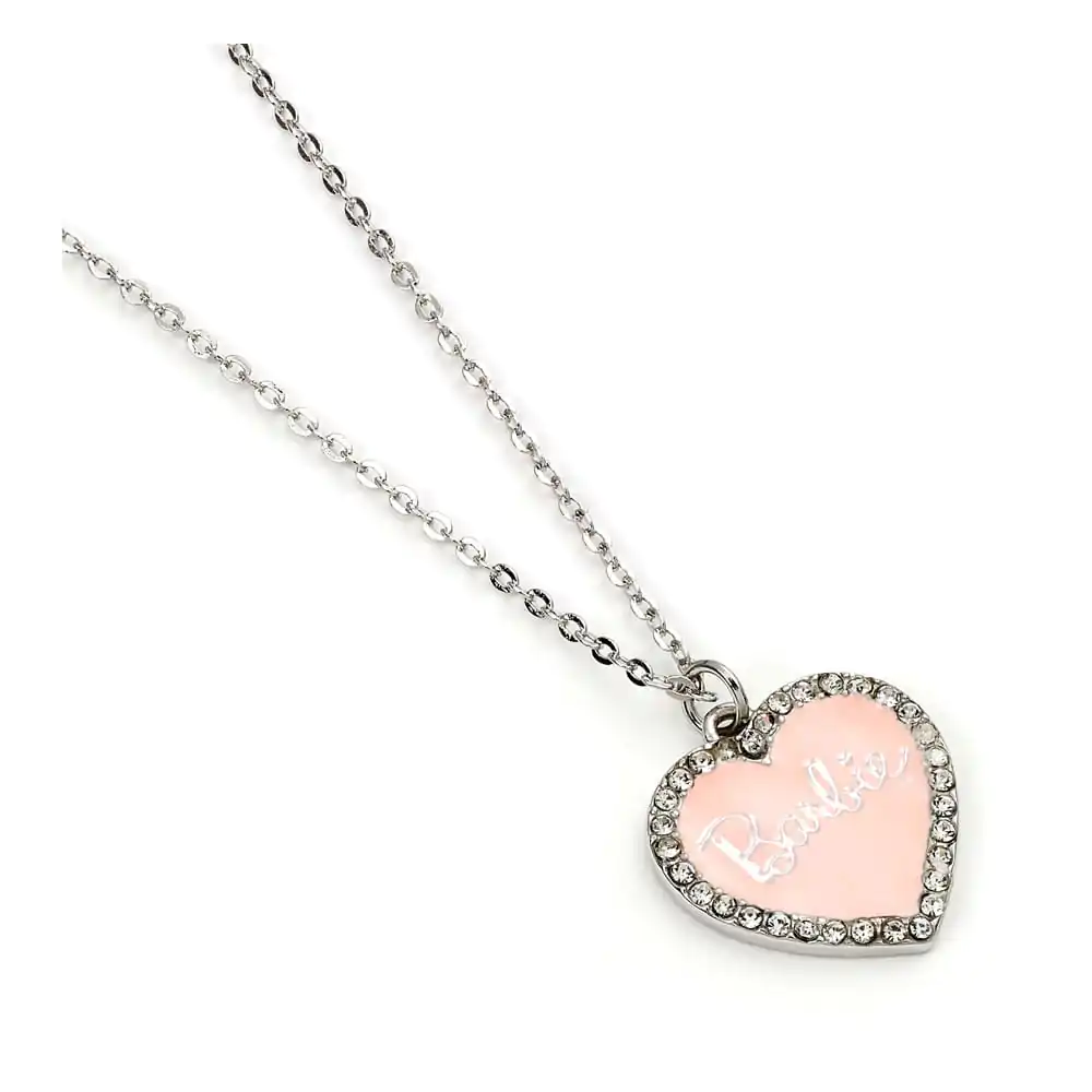Barbie Prívesok & Náhrdelník Pink Heart Crystal produktová fotografia