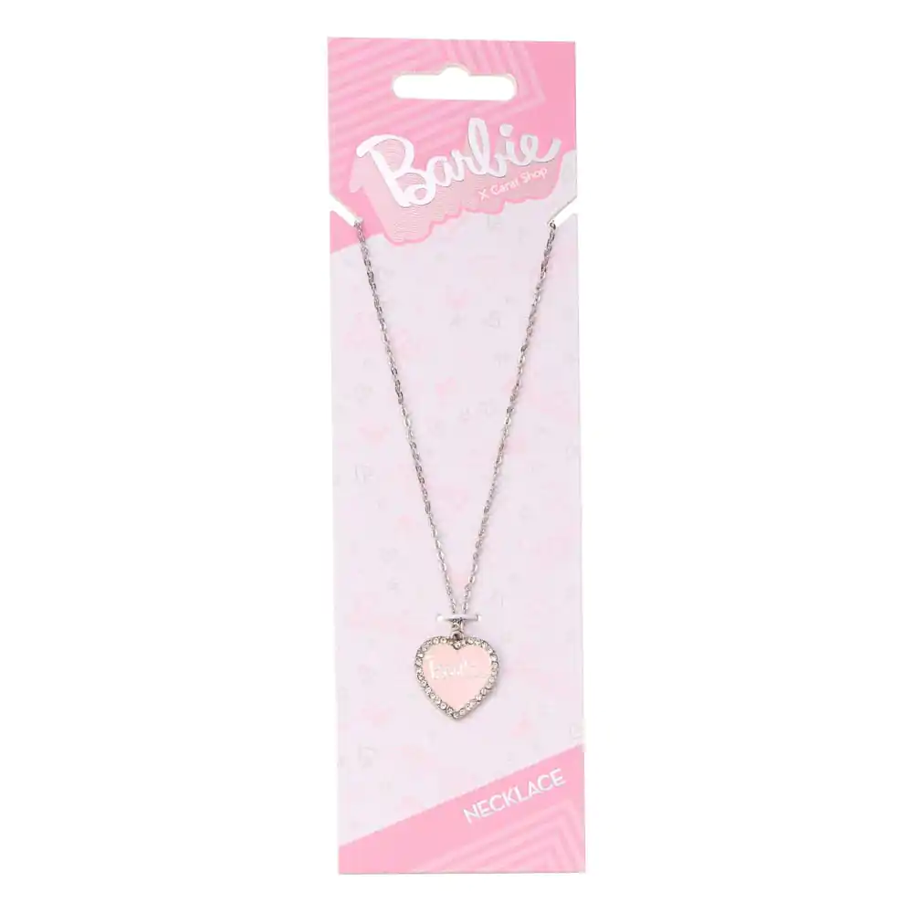 Barbie Prívesok & Náhrdelník Pink Heart Crystal produktová fotografia