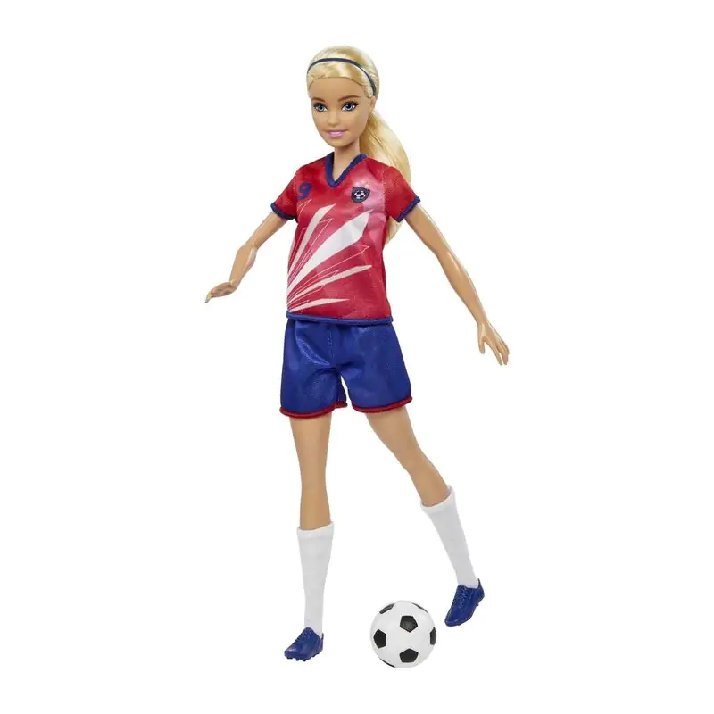 Barbie futbalistka bábika produktová fotografia