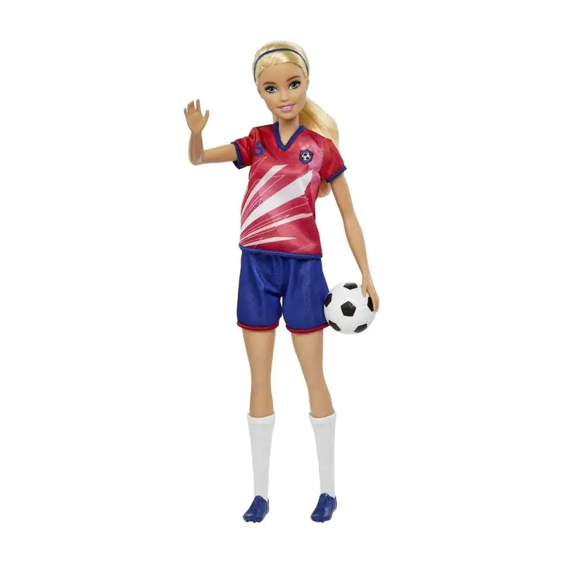 Barbie futbalistka bábika produktová fotografia
