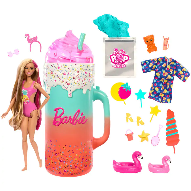 Barbie Pop! Reveal Fruit Series Smothie Tropical bábika produktová fotografia