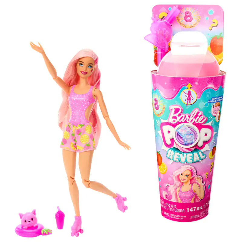 Barbie Pop! Reveal Fruit Series Strawberry bábika produktová fotografia