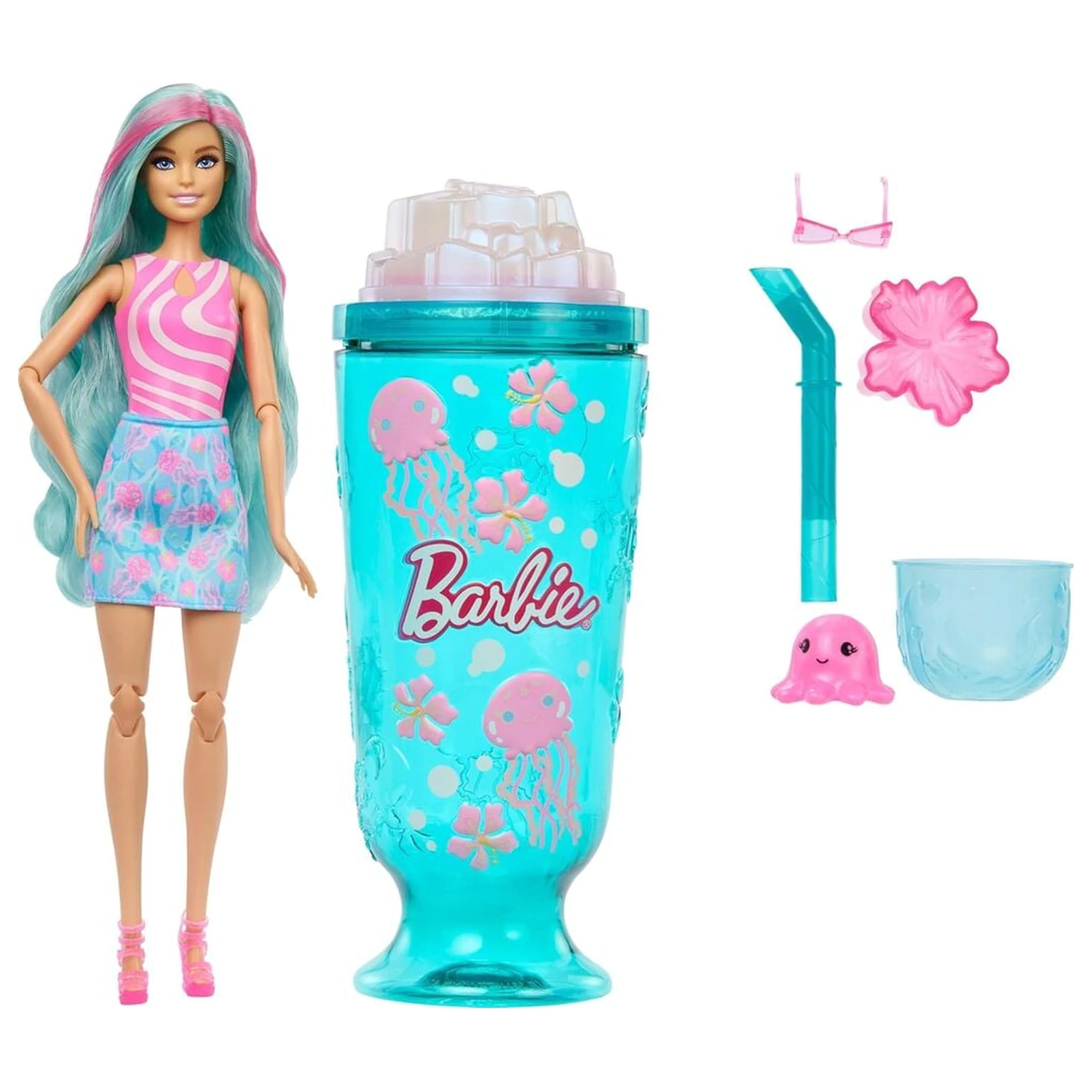 Bábika Barbie Pop Reveal Sea Breeze Blue Cup produktová fotografia
