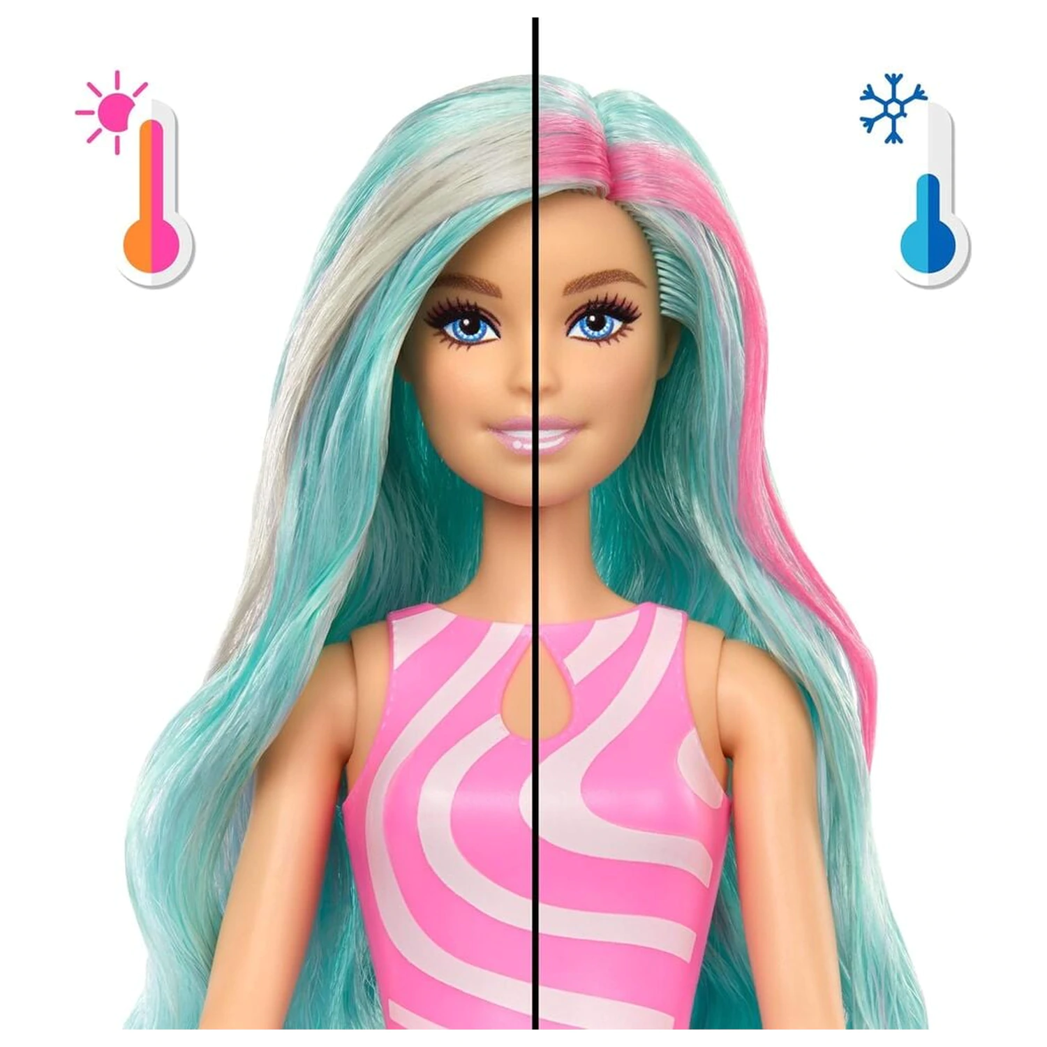Bábika Barbie Pop Reveal Sea Breeze Blue Cup produktová fotografia