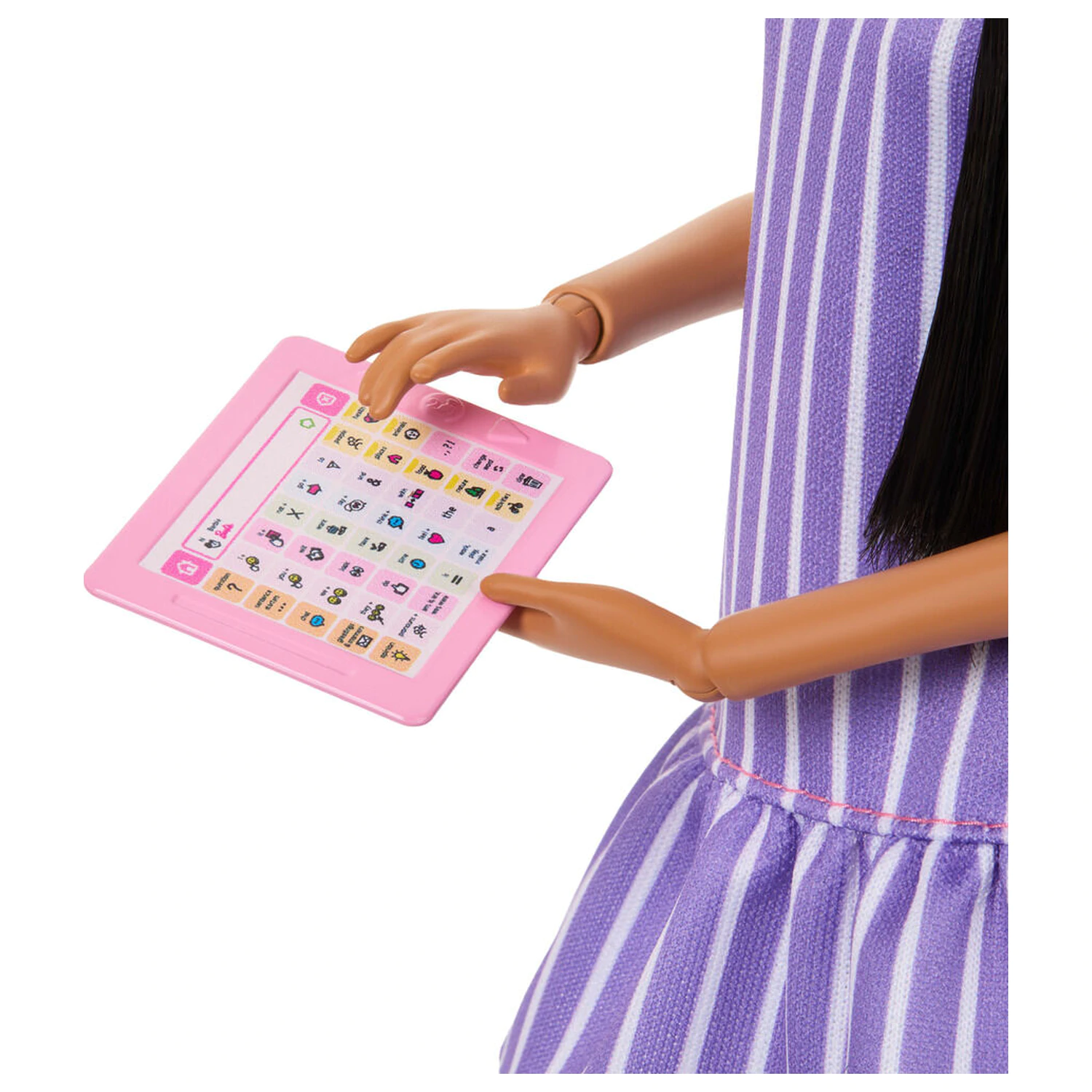 Barbie Purple Stripes bábika produktová fotografia