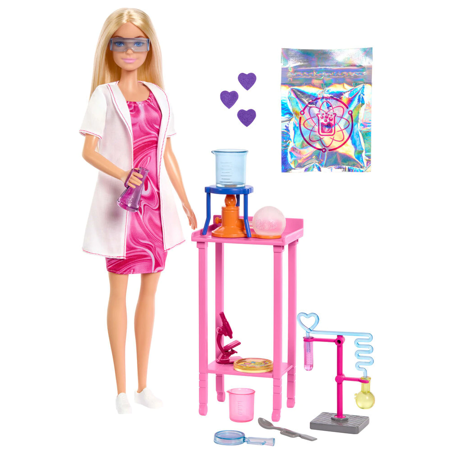 Barbie Vedecká bábika produktová fotografia
