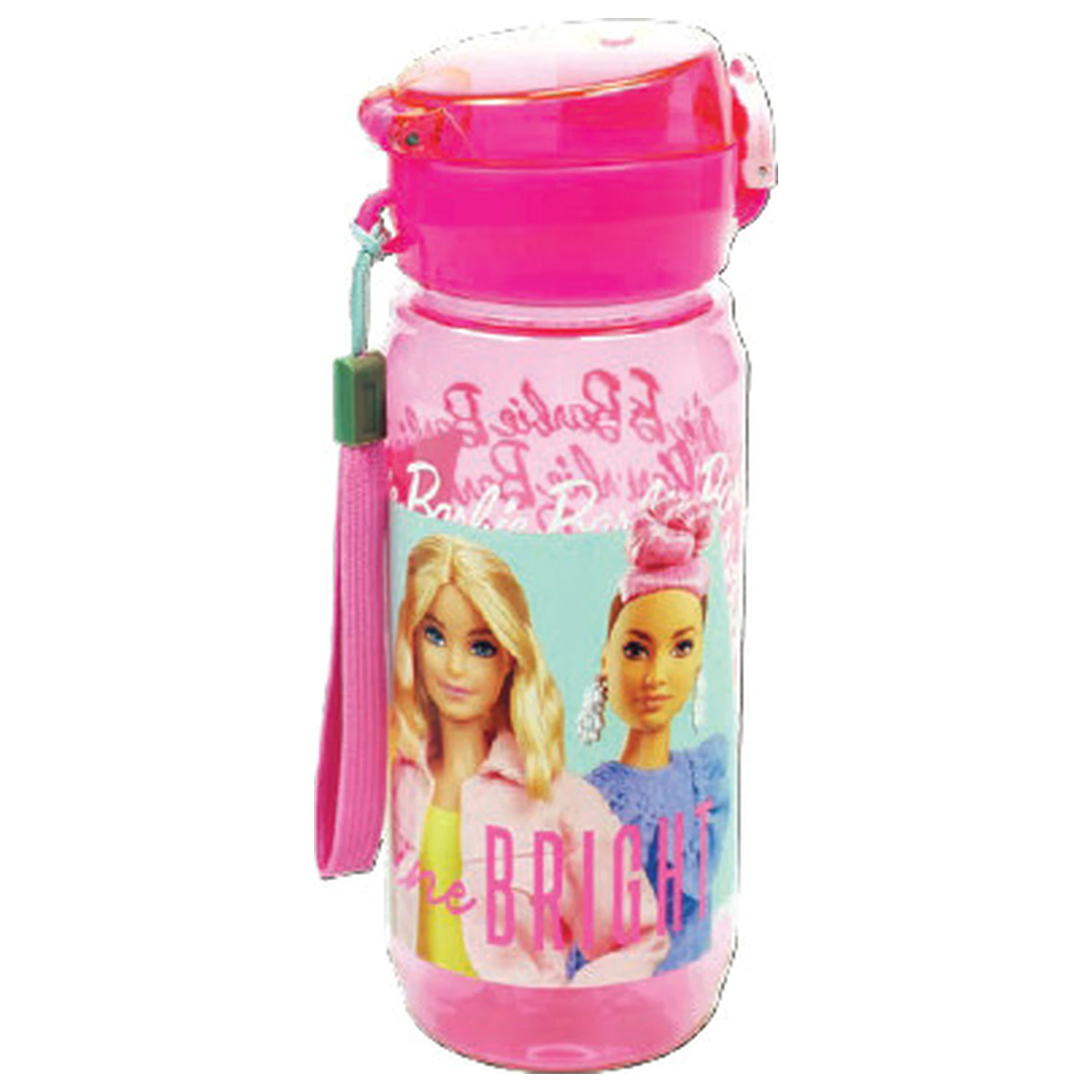Barbie Shine Bright plastová fľaša na vodu s vešiakom 600 ml produktová fotografia