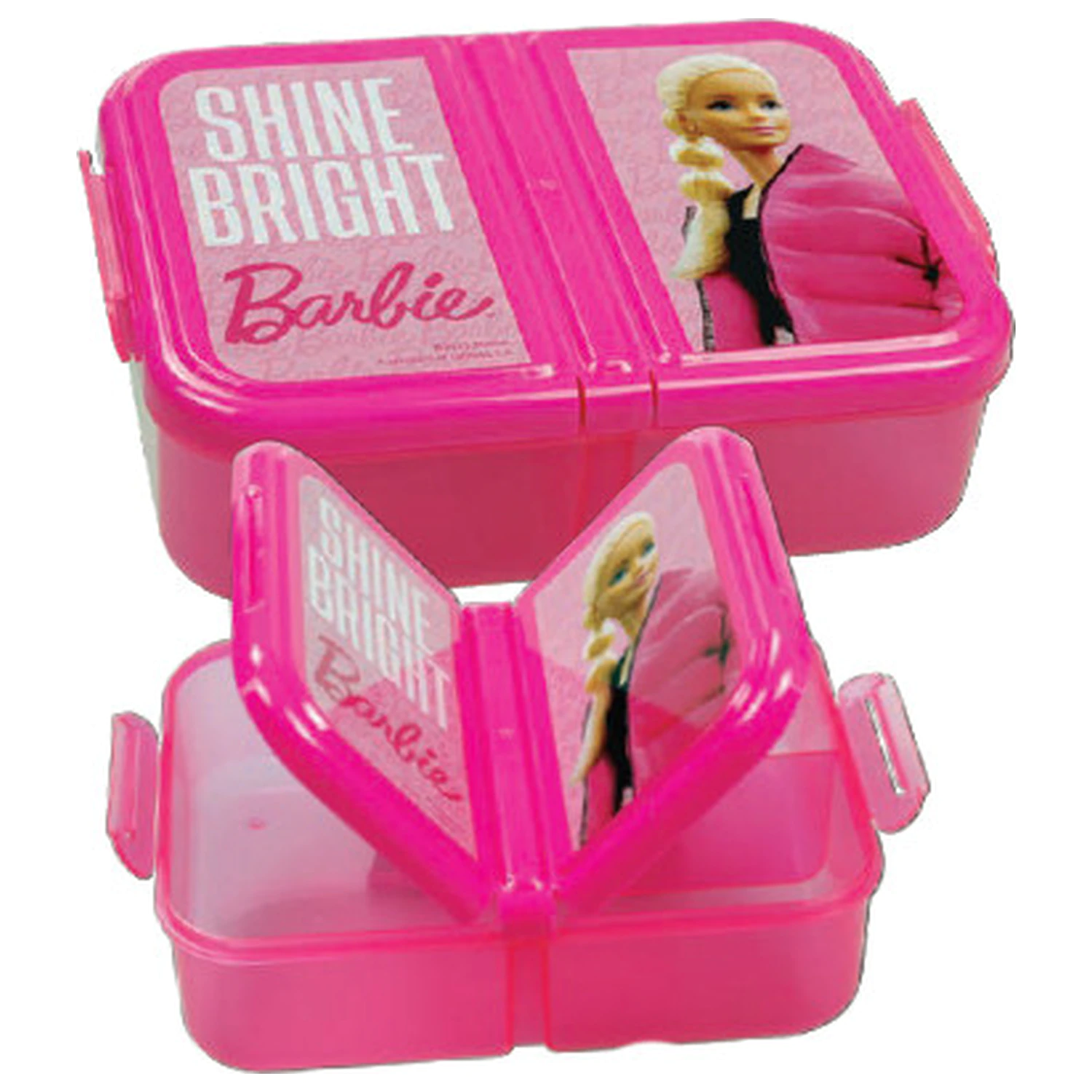Barbie Shine Bright viacpriehradkový box na obed, box na sendviče produktová fotografia