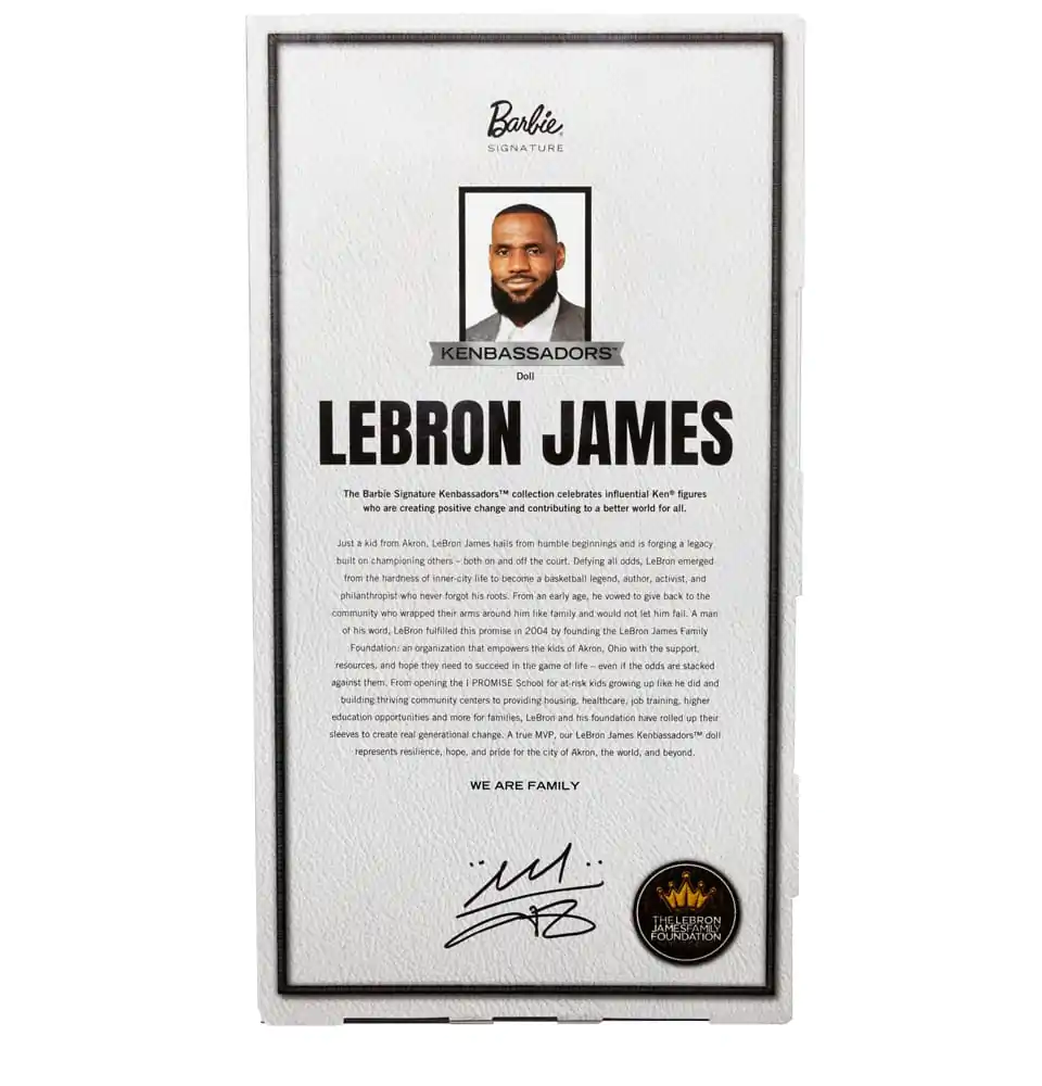 Barbie Signature bábika Fashion Kenbassador Lebron James produktová fotografia